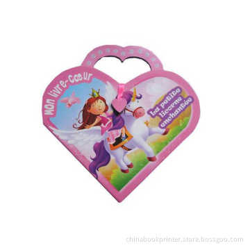 High quality shape book printing cardboard children English story books educational books